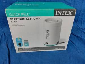 lot 172 image: New Intex Quick Fill Electric Air Pump