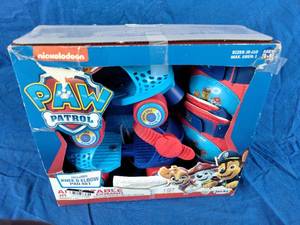 lot 174 image: New Paw Patrol Adjustable Jr. Skate Combo Ages 3-5