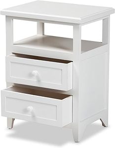 lot 106 image: Baxton Studio Side Table White
