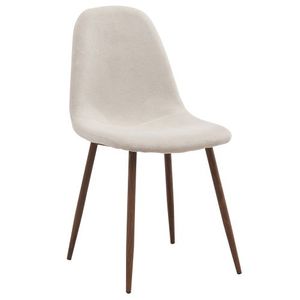 lot 115 image: Project 62 Cream Linen Set of 2 Copley Dining Chairs