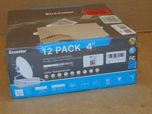 lot 60 image: 12 Pack 4 Inch LED Recessed Ceiling Lights