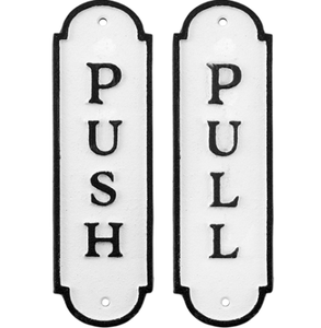 lot 6 image: 4 Pack Door Signs