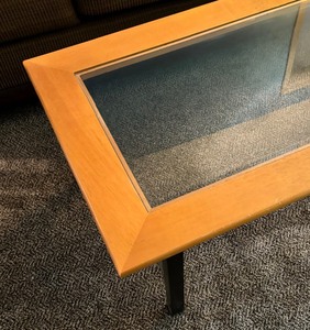 lot 37 image: Gorgeous Glass Top Coffee Table