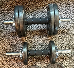 lot 142A image: Variety of Home Workout Weights