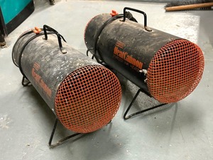 lot 78 image: Two Presto Heat Cannon Forced Air Heaters