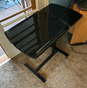 lot 48A image: Black Laptop Desk