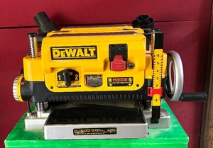 lot 34 image: DeWalt DW735 13 Three Knife Two Speed Thickness Planer