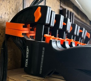 lot 37B image: Ten Tool Shop Clamps