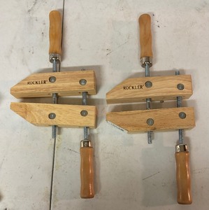 lot 38 image: Wooden Clamps by StewMac, Rockler and Tool Shop