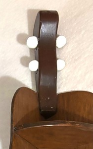 lot 108 image: Vintage Wooden Violin Corner Shelf