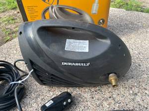 lot 22 image: Durabuilt Electric Portable Power Washer 1300PSI 1.6 GPM Model DB1303