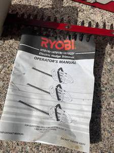 lot 172A image: Ryobi Electric Sixteen Inch Hedge Trimmer Model HT816R