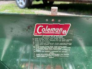 lot 186 image: Vintage Coleman Dual Burner Camp Stove