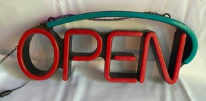 lot 191 image: Flashing LED Open Sign