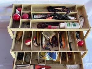lot 195A image: Plano Tackle Box with Tackle