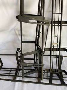 lot 203 image: Three Metal Hanging Deck Plant Holders