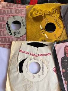 lot 244A image: Large Lot of Vintage 45s includes Billy Joel, Frank Zappa, Elton John, Prince and More