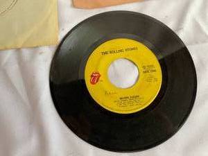 lot 245 image: Three Vintage Rolling Stones 45s including Rolling Stones 45 Tumbling Dice