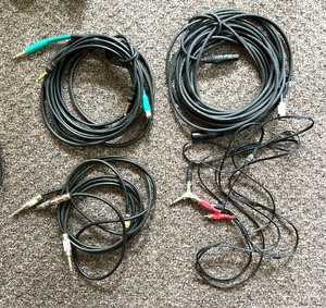 lot 41 image: Variety of Various Music Recording Cords