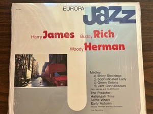 lot 103AA image: Europa Jazz Harry James Buddy Rich and Woody Herman Record LP