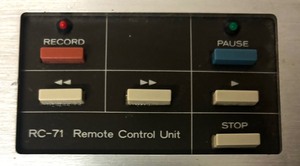lot 176 image: Tascam RC-71 Remote Control