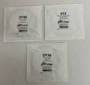 lot 123A image: GHS Electric and Acoustic Guitar Strings