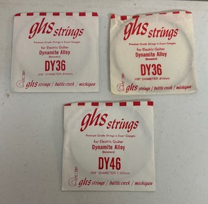 lot 137A image: GHS Electric and Acoustic Guitar Strings