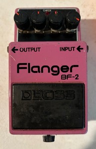 lot 27 image: Boss Digital Flanger and Distortion Guitar Effects