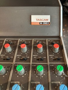 lot 17 image: Vintage Tascam M-35EX Mixer