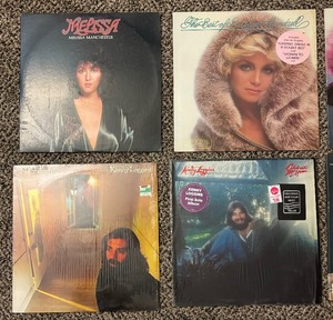 lot 183A image: 16 Vintage Record Albums including Mellisa Manchester, Kenny Loggins, Barbara Mandrell and More