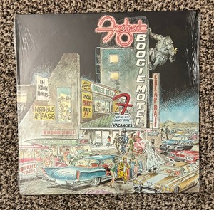 lot 73C image: Four Fabulous Record Albums by Foghat including Tight Shoes, Night Shift, Boogie Motel, and Girls to Chat  Boys to Bounce