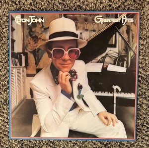 lot 74C image: Three Elton John Record Albums