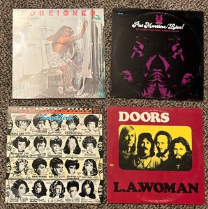 lot 57D image: 16 Record Albums by The Doors, Elvis, Foreigner, Sade and More