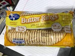 lot 15 image: 2 CASES BUTTER RING COOKIES