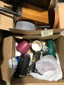 lot 31 image: ASSORTED HOUSEHOLD ITEMS