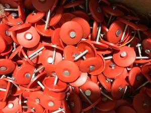 lot 38 image: GRIP RITE PLASTIC CAP NAILS