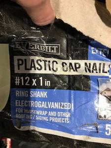 lot 73 image: GRIP RITE PLASTIC CAP NAILS