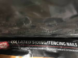 lot 74 image: GRIP RITE COLLATED SIDINGFENCING NAILS