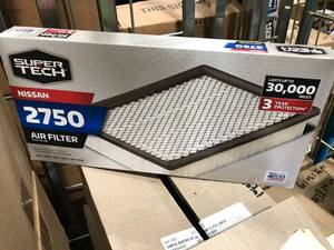 lot 91 image: SUPER TECH AIR FILTER