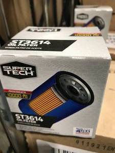 lot 101 image: SUPER TECH OIL FILTER