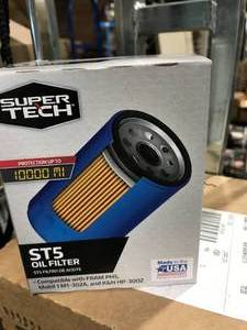lot 103 image: SUPER TECH OIL FILTER