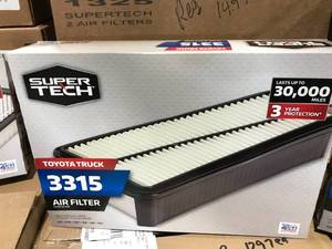 lot 121 image: SUPER TECH AIR FILTER