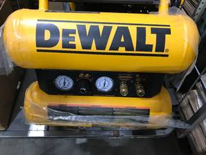 lot 128 image: DEWALT AIR COMPRESSOR