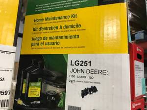lot 135 image: JOHN DEERE LG251 HOME MAINTENANCE KIT