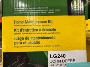 lot 141 image: JOHN DEERE LG240 HOME MAINTENANCE KIT