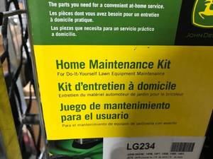 lot 147 image: JOHN DEERE HOME MAINTENANCE KIT