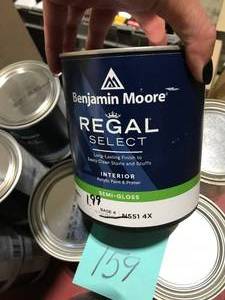 lot 159 image: ASSORTED QUART SIZE BASE PAINT