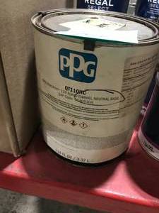 lot 160 image: PPG ENAMEL NEUTRAL BASE PAINT
