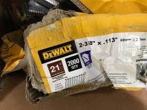 lot 186 image: DEWALT NAILS