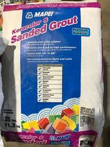 lot 196 image: 10 BAGS KERACOLORS SANDED GROUT